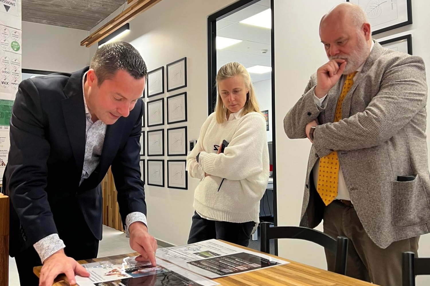 Présentation des nouveaux outils par Nicolas Pourbaix.