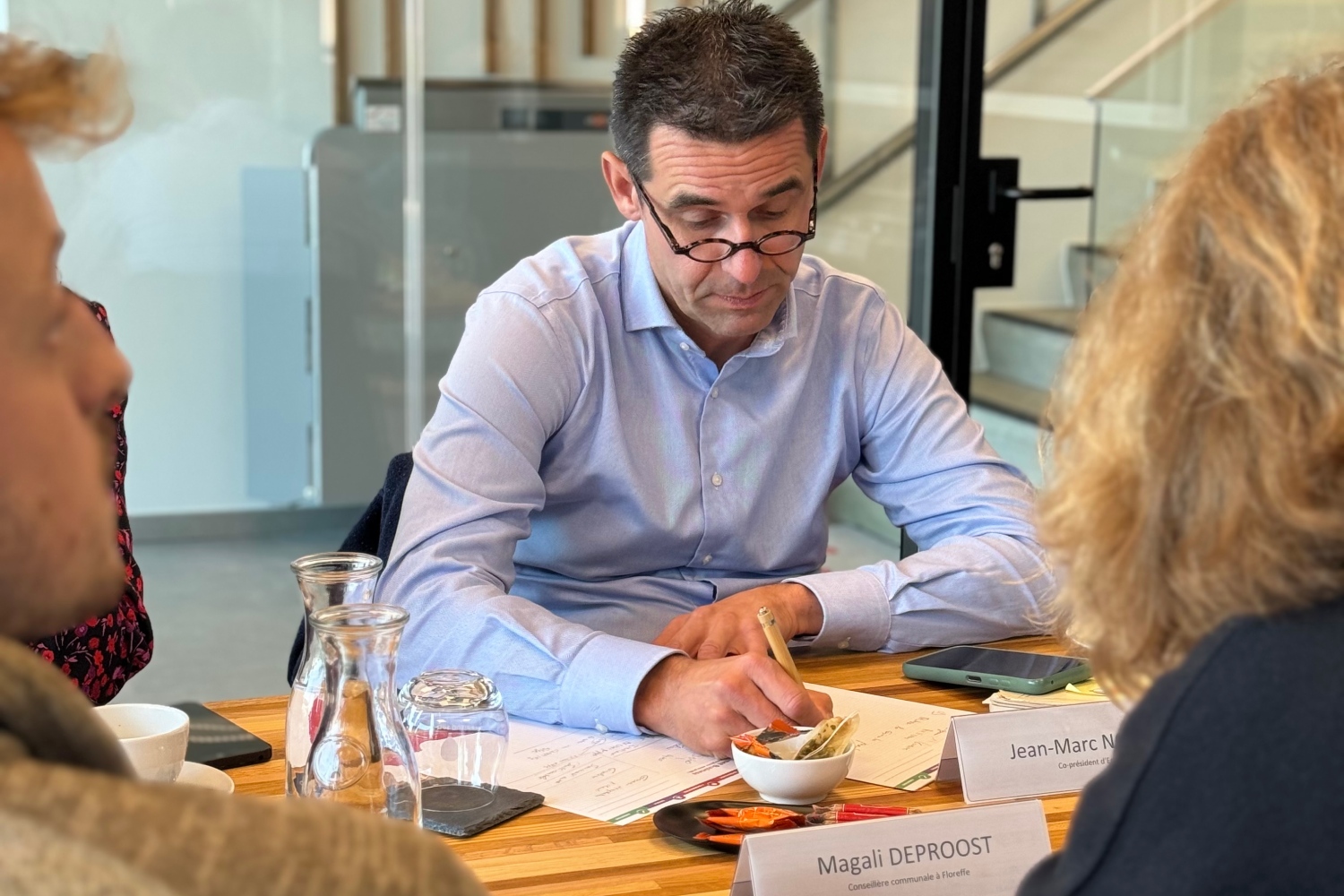 Jean-Marc Nottet, écrivant.