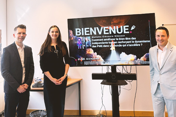 Équipe e-net. lab analysant le Droit au rebond et ses impacts PME