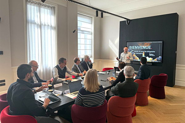 Analyste financier étudiant comptes annuels BNB avec assistance intelligence artificielle