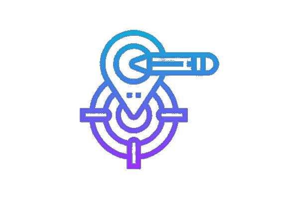 Carte symbolique représentant un écosystème concurrentiel