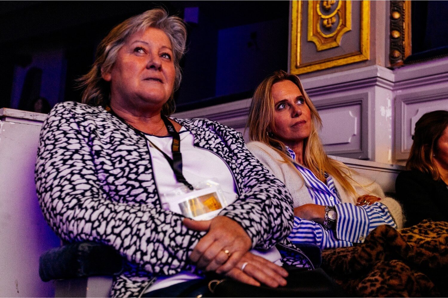 Charlotte Déom, échevine à Namur ; Geneviève Lazaron, députée au Parlement wallon.